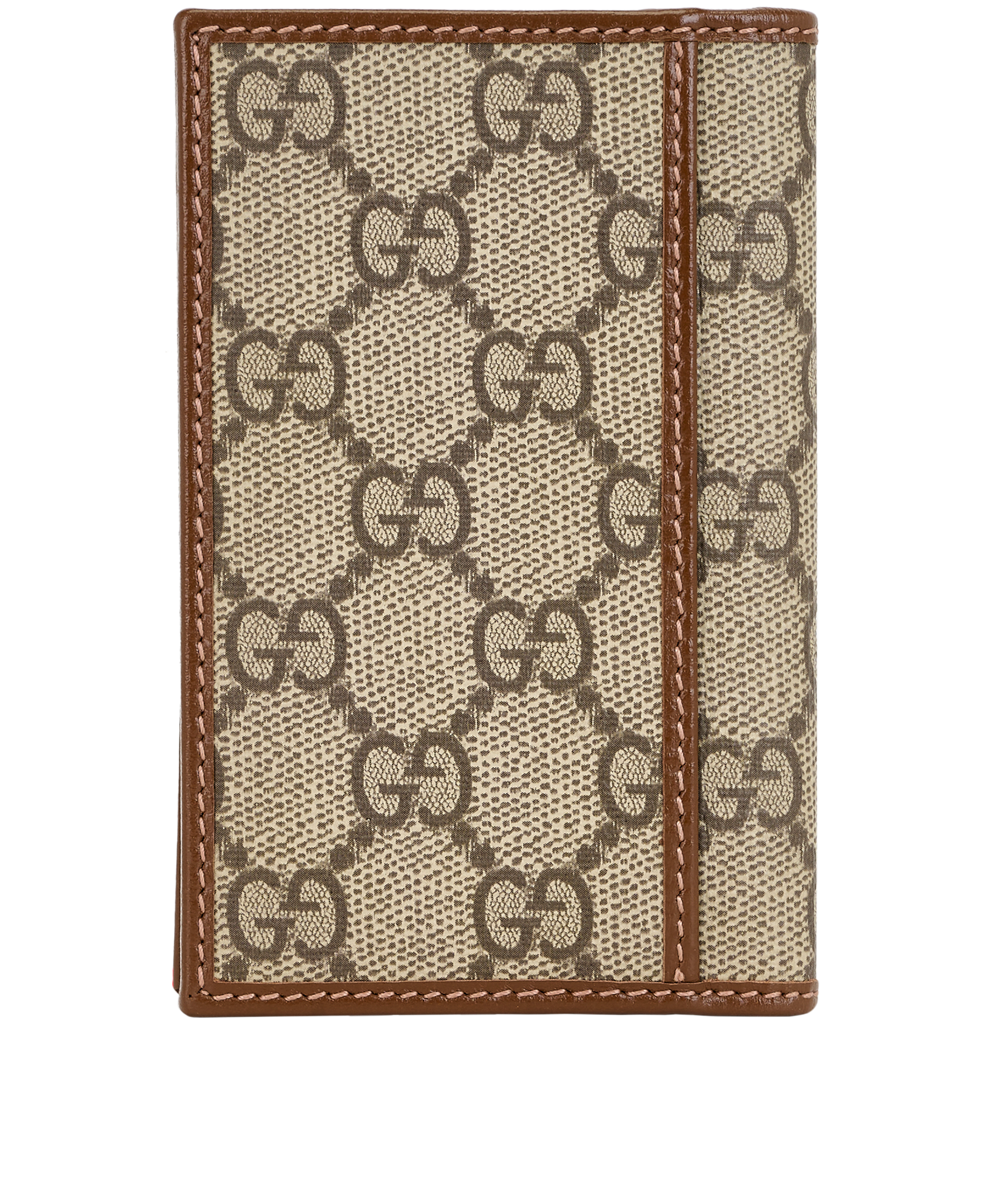 Gucci Card Wallet, &pound;180, Accessories, Beige/Brown, Canvas/Leather, Back view
